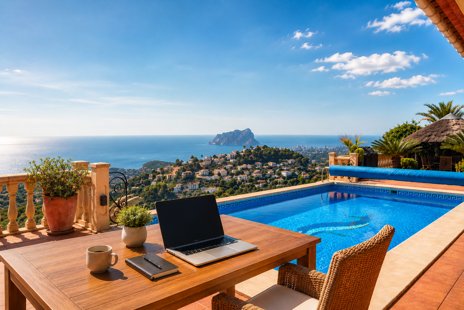 Telearbeit an der Costa Blanca, wie man sein Zuhause gut auswählt